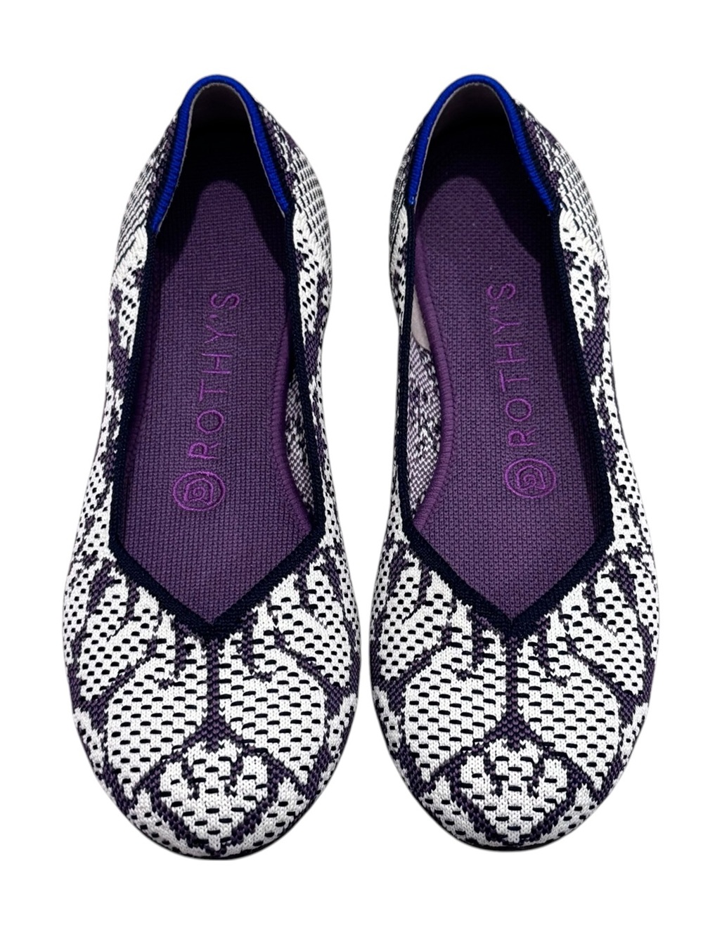 Rothy’s Wisteria Flats Violet Size 7 Retired Round Toe
